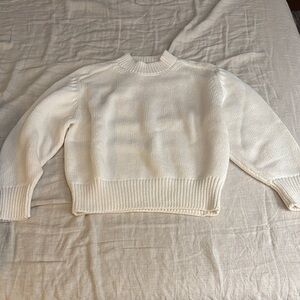 Darling Women's Cream Crew Neck Sweater